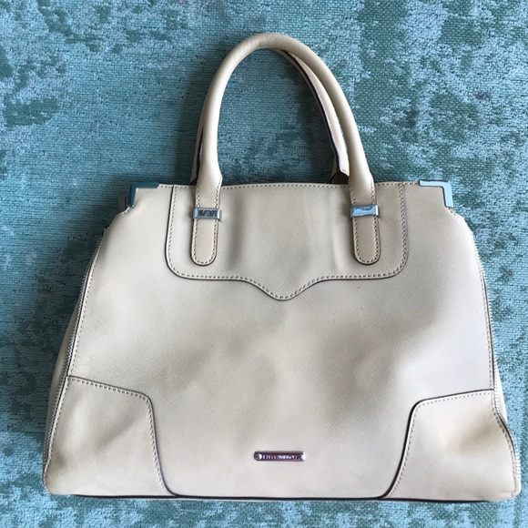 Rebecca Minkoff Nude Leather Amorous Satchel Purse - Picture 2 of 4